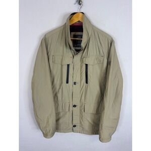 Bugatti The European Brand Mens L Khaki Tan Field Jacket Utility Coat 50
